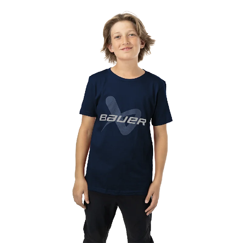 BAUER CORE SHORTSLEEVE LOCKUP TEE YOUTH